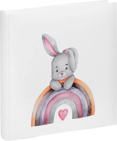 Walther FA-311 Baby album - Bunny Malin - Formaat 26 x 25 cm - voor 100 foto's 10 x 15 cm - Wit