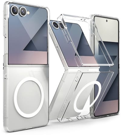 Ringke Slim Magnetic - Hoesje Geschikt voor Samsung Galaxy Z Flip 7 - Back Cover Ultra Dun - Compatibel met MagSafe / Qi2 - Transparant