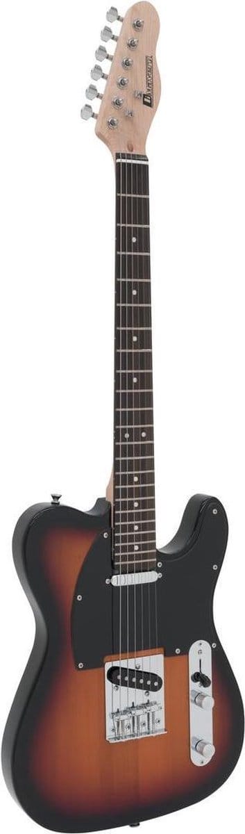 Dimavery - Gitaar - Volwassenen - Elektrische Gitaar - TL-401 sunburst