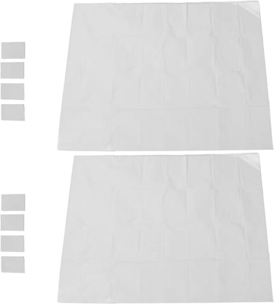 Projectorscherm Sets - Raamfolie Projectie - Feestelijke Decoratie - Hoge Definitie Effect - 22 x 20 x 3 cm - Wit