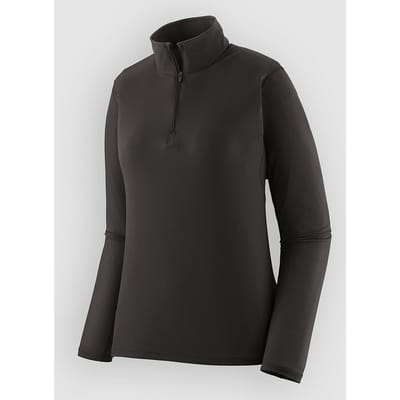 Patagonia Cap LW Zip Neck Base Layer Top zwart