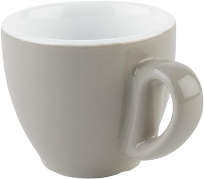 Grijze espressokop Ø 6 cm - 80 ml