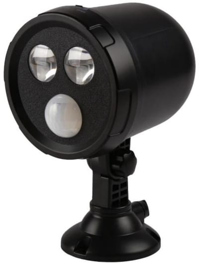 EXCITAT Buitenbewegingsmelder - Buitenlamp - Met sensor - Krachtige LED - Weerbestendige veiligheidslamp - Geschikt voor veranda, garage, tuin - Zwart