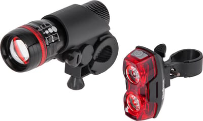 Rebel URZ0910 - Fietsverlichting - LED Voor en Achter - Waterbestendig - Batterij