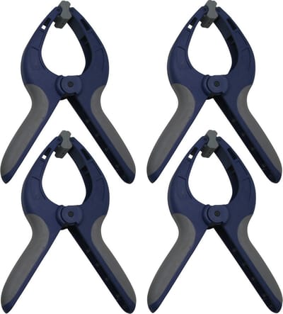 Benson Zeilklemmen / zeilclips - Voordeelset van 8x stuks - 9 inch/22 cm - Kunststof - Marktkraam klemmen