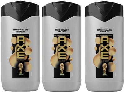 Axe Fine Fragrance Douchegel - Marshmallow Smoke Fifa Design - 3 x 225 ml