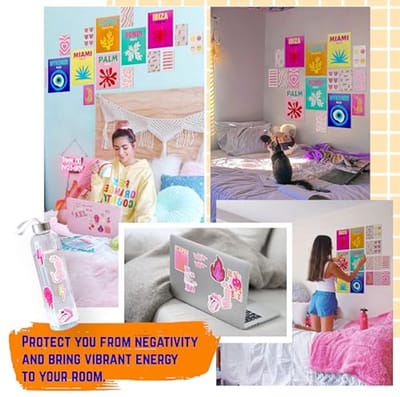 Esthetische Kamerdecoratie en Posters voor Tiener Slaapkamer - Trendy Preppy Wanddecoratie