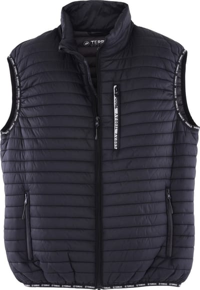 Terrax Bodywarmer 30449-1064 zwart/antra - Zwart/Antraciet 1064 - 4XL