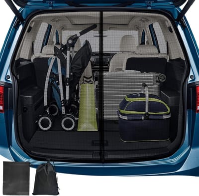 SnelShoppen - Magnetisch Muggennet voor VW T5 T6 Schuifdeur/Achterdeur - Insectennet met Magneetsluiting voor Bestelwagens, Campers, Caravans - Ideaal