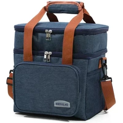 Sale Extra Dikke Lunchbox Bento Tas Extra Hoge Vierkante Thermische Tas Draagbare Picknick Koeltas Buiten Verse Lunchbox Draagbaar