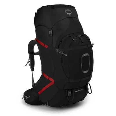 Osprey Aether Plus 85L Rugzak (Maat - L-XL, Kleur - BLACK)