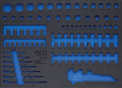 BGS werkplaatswageninzet 3/3 leeg voor art. 4020 - 4020-5