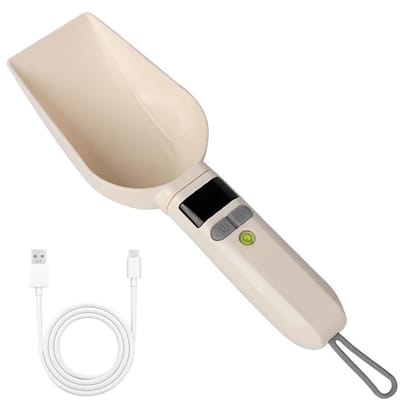 Dailygoods- Maatlepel Digitale Weegschaal 800 g - Maatlepel met LED-display - Nauwkeurige Metingen - Maatlepel voor Specerijen - Handvat met Ophangtouw - Waterpas Functie - Weeglepel