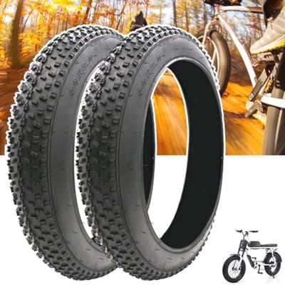 Dikke Vouwbare Fatbike Banden voor Elektrische Fietsen - 20/24/26 x 3,0/4,0 inch