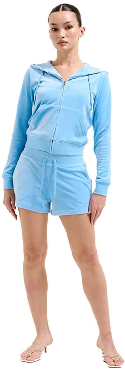Juicy Couture Juicy Couture Classic Velour Short With Back Pocket - Maat M