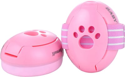 Baby Oorkappen - Gecertificeerde Baby Gehoorbescherming - Geschikt voor Baby en Peuter vanaf 12 maanden - Verstelbaar - 23 dB Voor Maximale Gehoorbescherming - Roze - Gehoorbescherming voor Kinderen PRO - Verstelbaar - Kraamcadeau - Roze