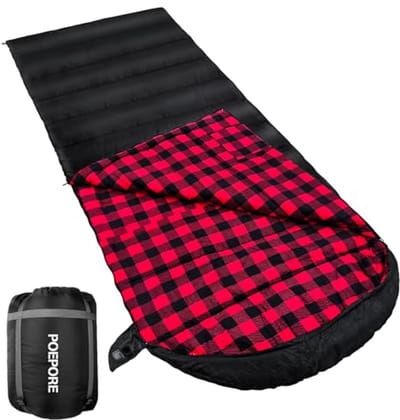 XXL Slaapzak voor Volwassenen - Waterdicht en Warm voor 3-4 Seizoenen | Camping en Outdoor 230x90 cm