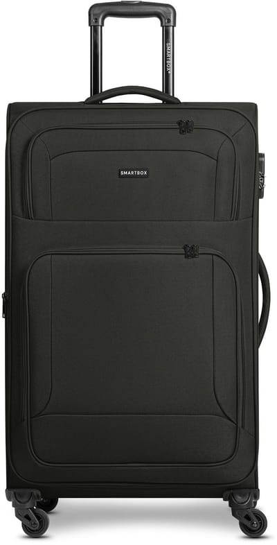 Smartbox Edition 04 4 wielen Trolley 78 cm met uitbreidingsplooi - Zachte bagage - Combinatieslot - black