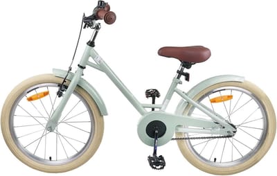 Kinderfiets - Jongensfiets Meisjesfiets - Veilig Fietsen - Terugtraprem - 20 inch - Lichtgroen