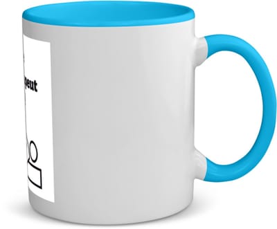 Akyol - beste fysiotherapeut koffiemok - theemok - blauw - Beste fysiotherapeut - therapeut - cadeau - 350 ML inhoud