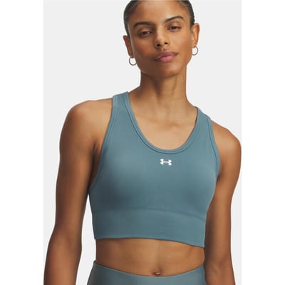 Under Armour Vanish Seamless Mid Sport-bh Dames Blauw K587