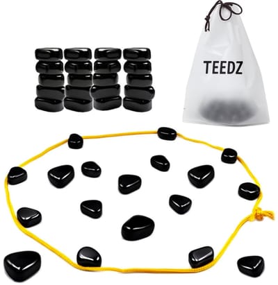 Magnetisch Strategiespel – 20 Magnetische Stenen – Magnetisch schaakspel - Educatief Denkspel – Voor Kinderen & Volwassenen – Inclusief Touw & Opbergzakje- tafelschaak, schaak, magnetisch spel, magneten, feestspel, kinderspel