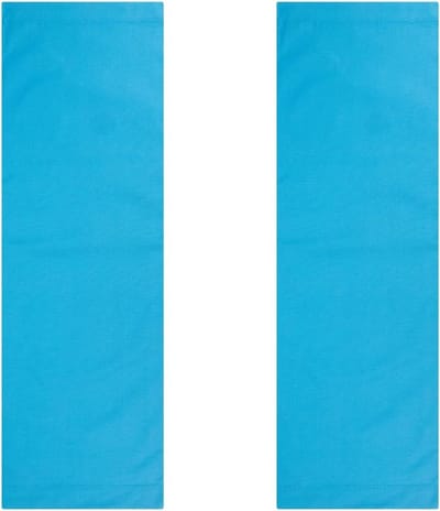 Allecta - Reserveafdekkingen voor strandstoel 120x43 cm, diephemelsblauw, ligstoel, zonnebaden, 2 stuks.