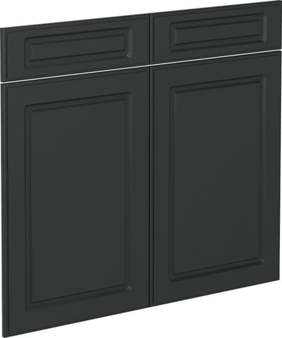 Vicco R-Line Keukenfront – 79.2 x 70.8 cm meubelfront voor de onderkast met lades Antraciet landhuis