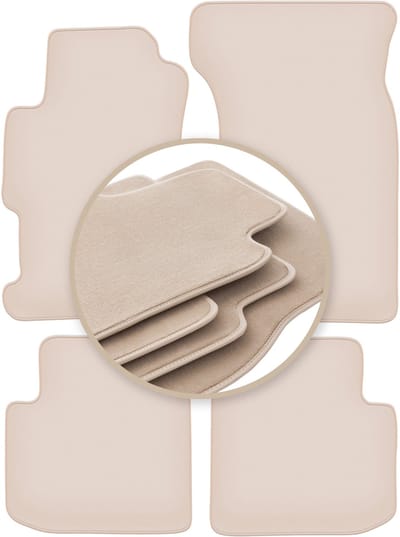 PREMIUM beige vloermatten voor: Honda Accord VI coupé 1998-2002