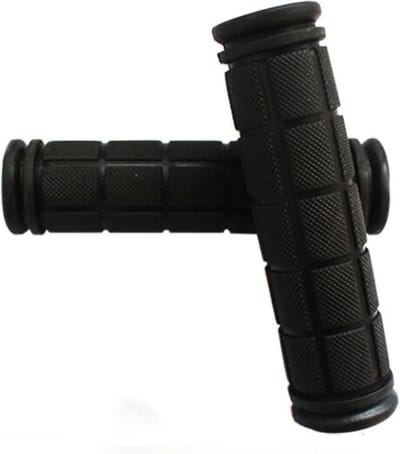 New Age Devi - Fietshandvatten Stuur Grips Anti-Slip Fiets Handvat Bar Grips Rubber Zwart