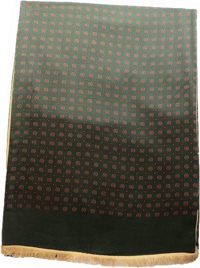 Zijden Sjaal Heren - Luxe Accessoire - Warmte en Stijl - Dubbelzijdig Geborsteld - 30x170 cm