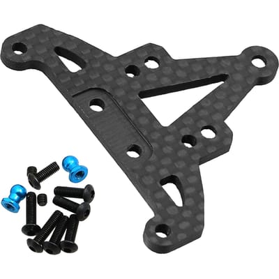 Achter Versnellingsbak Bevestiging Frame Houder Vervanging voor Tamiya XV01 XV-01 1/10 Afstandsbediening Auto Upgrade Type 1 zwart