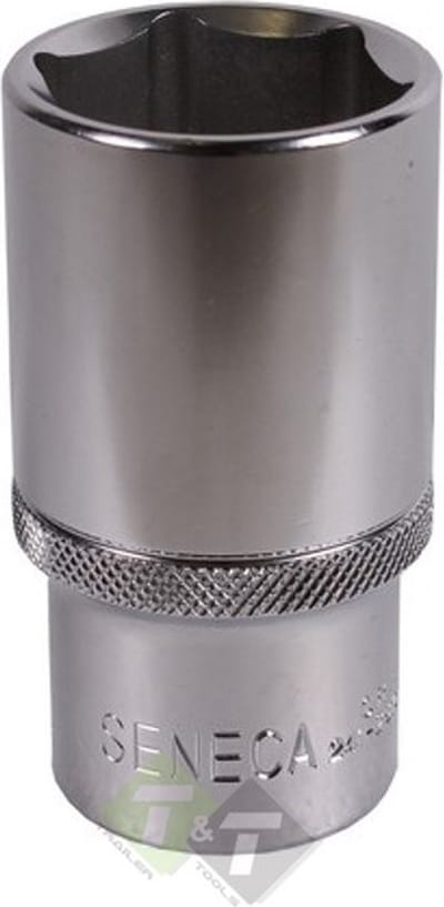 zeskantdop lang 17 mm - 1/2 duims aansluiting - verlengde dop - verleng dop - diepe dop - seneca