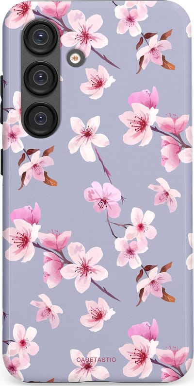 Casetastic Hoesje Geschikt voor Samsung S25 - Stijlvolle Beschermende Duo-layer Case - Bloemsem Bries