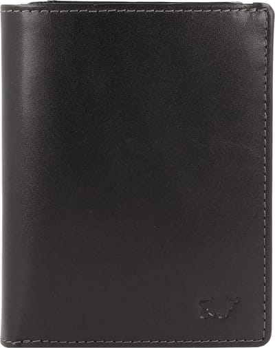 Braun Büffel Arezzo Portemonnee RFID Leer 10 cm - Jongens - Staand formaat - schwarz