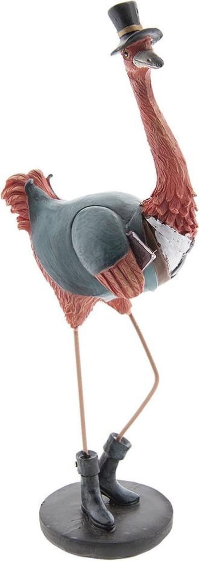 Clayre & Eef Decoratie Beeld 12*8*29 cm Meerkleurig Kunststof Decoratief Figuur Decoratieve Accessoires Woonaccessoires
