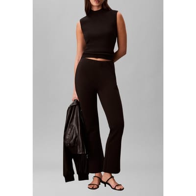Calvin Klein Heavyweight Spacer Fit Flare Jean Black Taglia: XS | Pantaloni Outlet | Donna | Nero