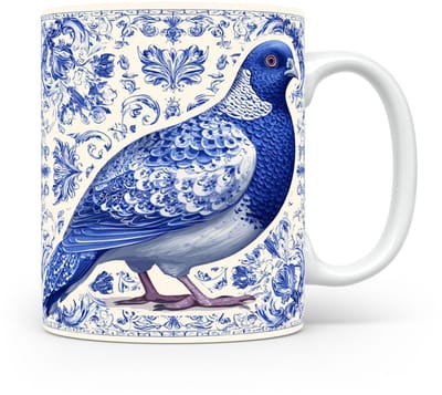 Mok Patrijs Beker voor koffie of tas voor thee, cadeau voor dierenliefhebbers, moeder, vader, collega, vriend, vriendin, kantoor, opa, oma, hond, kerst, sinterklaas, verjaardag