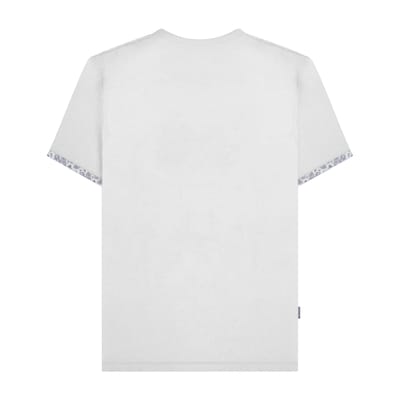Lambretta Heren SS25 Paisley Target T-Shirt (Wit)