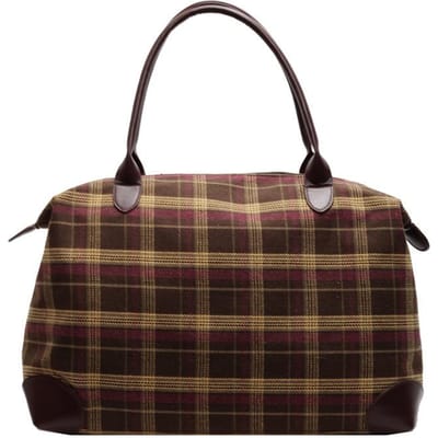 Grote Capaciteit Outdoor Picknick Ruit Opberg Handbagage Tas voor Thuisgebruik Gepersonaliseerde Niche Reistas Small bruin
