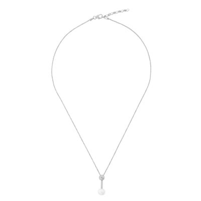 Orphelia 'Aliena' Dames 925 Sterling Zilveren Ketting met Hanger - Zilver zh-7373
