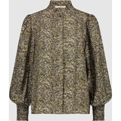 Circle of Trust Grace Blouse Funky Zoo Maat: XS | Longsleeves Outlet | Dames | Zwart