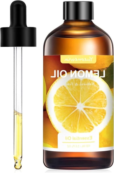 Pure Citroenolie 100ml - Essentiële Olie voor Diffuser, Aromatherapie, DIY Zeep en Kaarsen, Verfrissende Geur en Massageolie