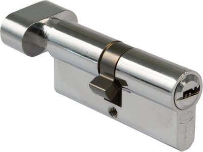 Veiligheidscilinder Deurslot - Cilinderslot Sloten - Extra Beveiliging - Boorbeveiliging Lange Nok - 60mm 30-30 - Zilver