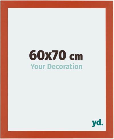 Your Decoration - Fotolijst 60x70 cm - MDF - Oranje - Mura