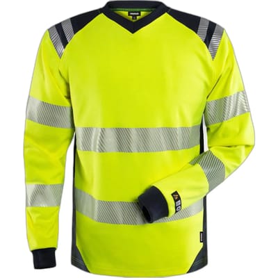 T-shirt met lange mouwen hoge zichtbaarheid klasse 3 Fristads 7359 TFL