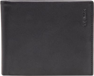 Maître Leren Portemonnee Hundsbach Gathman BillFold H12 Black Zwart