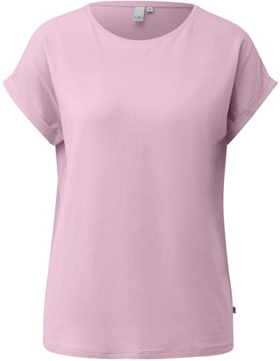 Q/S designed by - Dames t-shirt - Maat XS - Vrouwen - MARINE - Lyocell