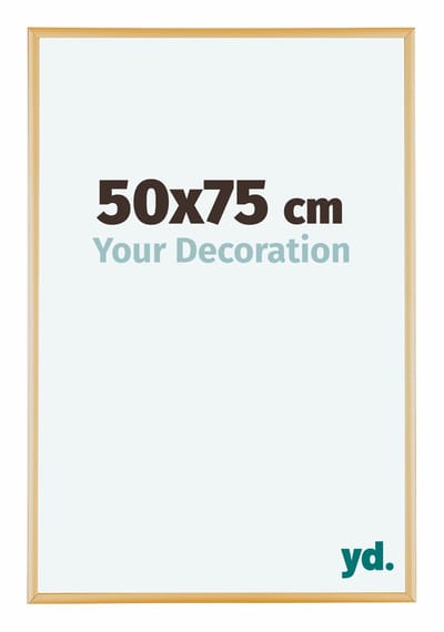 Your Decoration - Puzzellijst 50x75 cm - Goud Vintage - Puzzellijst 500-1000 stukjes - Aluminium Fotolijst - Kent