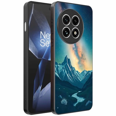 Geschikt voor OnePlus 13R Telefoonhoesje met Sterrenhemel Opdruk - TPU Backcover Case With Space And Milkyway Design - Smartphonica geschikt voor OnePlus 13R